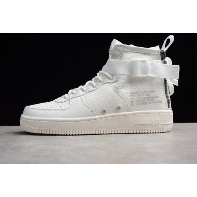 Nike Erkek Sf-af1 Mid Beyaz Kaykay Ayakkabı Türkiye - X0E1H4RZ